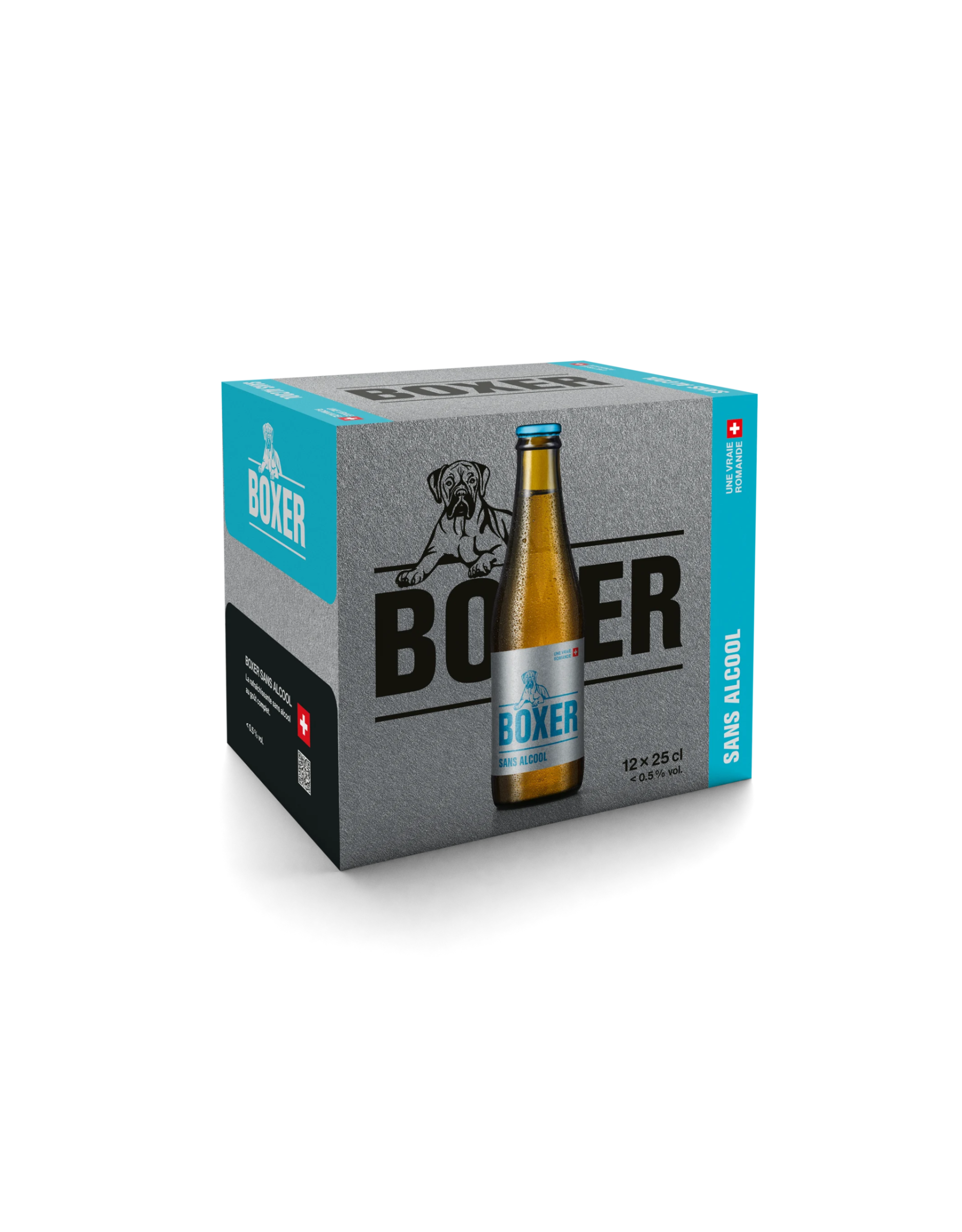 Boxer sand alcool bouteille 12x25cl