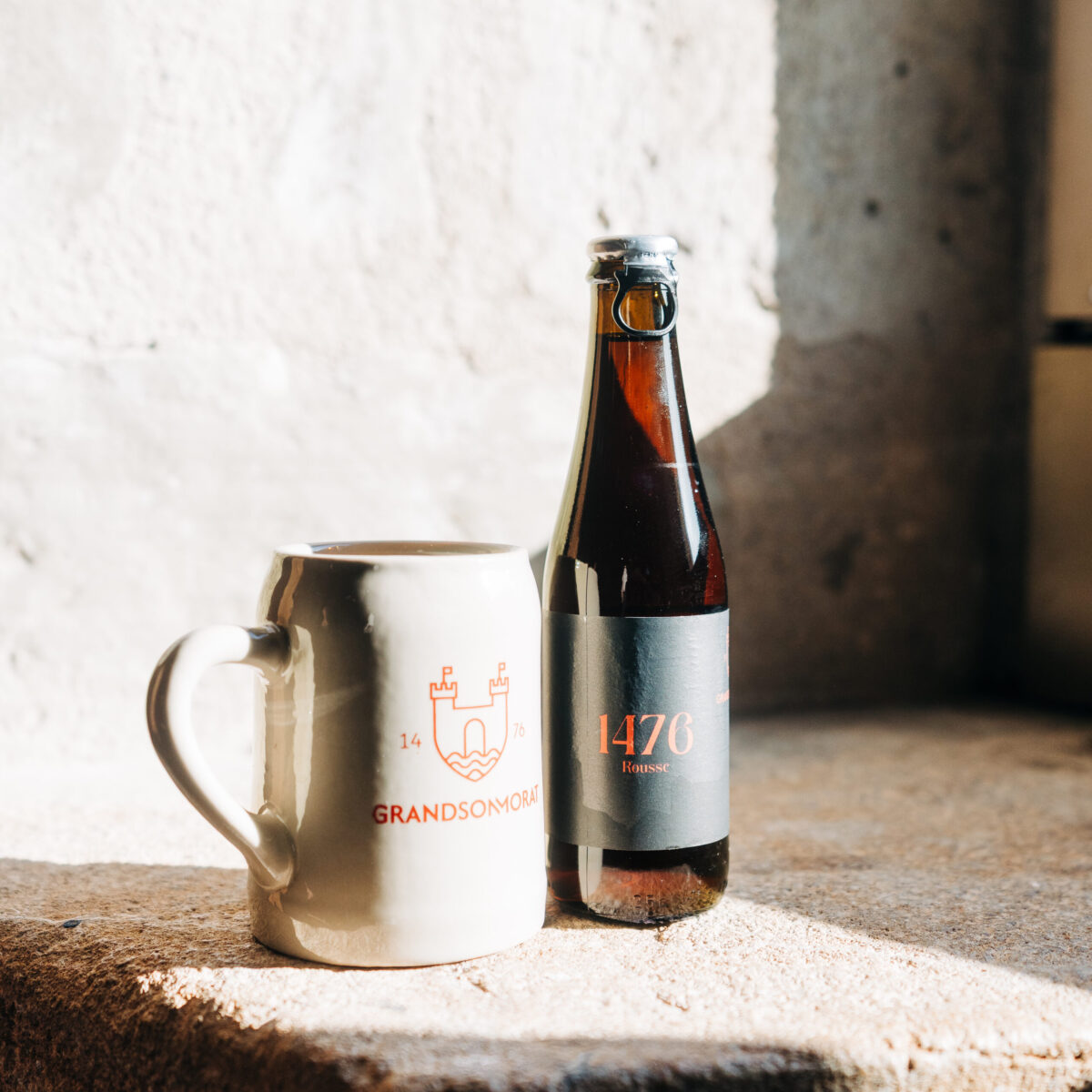 Chope Boxer bière Rousse